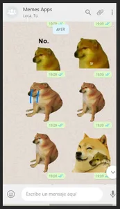 Cheems Dog Stickers Animados screenshot 1