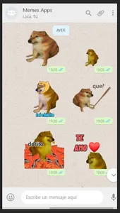 Cheems Dog Stickers Animados screenshot 4