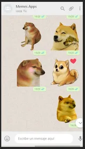 Cheems Dog Stickers Animados screenshot 8