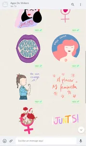 Feminista Stickers Animados screenshot 6