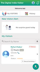 TDI_Visitor_App Society, Flat  screenshot 2