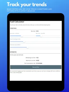 RC Fuel Mileage Calculator screenshot 4