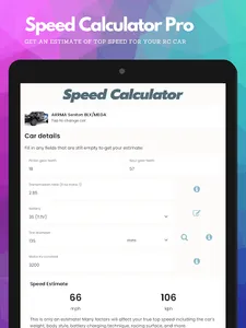 RC Speed Calculator Pro screenshot 6