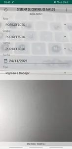 Sistema de Control de Tareos screenshot 0