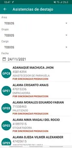 Sistema de Control de Tareos screenshot 1
