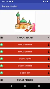 Ayo Belajar Sholat screenshot 1
