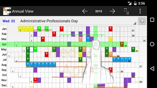 Annual View & Widget - Calenda screenshot 12