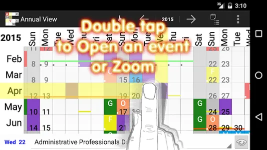 Annual View & Widget - Calenda screenshot 5