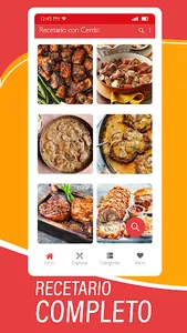 Recetas con carne de Cerdo screenshot 1