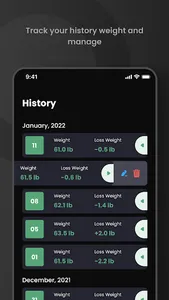 Goal Weight Tracker & BMI screenshot 3