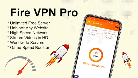 Fire VPN Pro - High Speed VPN screenshot 0