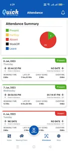Quick Attendance [HR APP] screenshot 2