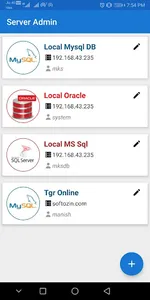 Server Admin  maintain databas screenshot 0