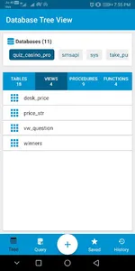 Server Admin  maintain databas screenshot 2
