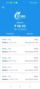 SZ SMS screenshot 1