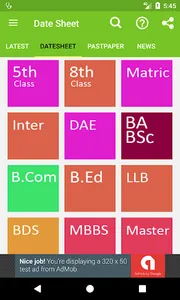 Exam Date Sheets 2021 screenshot 1