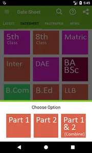 Exam Date Sheets 2021 screenshot 5