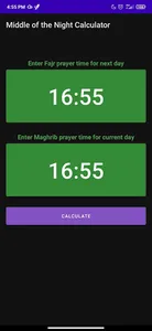 Middle of the Night Calculator screenshot 0