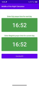 Middle of the Night Calculator screenshot 1