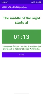 Middle of the Night Calculator screenshot 2