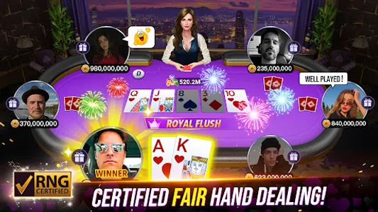 Poker Fever - Win your Fame screenshot 0