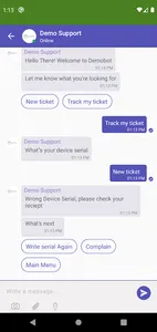 Demo Support screenshot 3