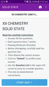 solid state Quiz screenshot 0