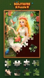 Solitaire Jigsaw kingdom screenshot 0