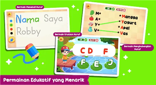 Belajar Huruf ABC + Suara screenshot 10