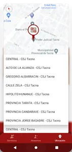 Corte Superior de Justicia de  screenshot 2