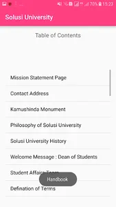 Solusi University screenshot 3