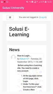 Solusi University screenshot 5