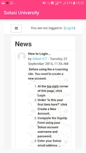 Solusi University screenshot 6