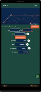 Geometry Calculator LIGHT screenshot 1