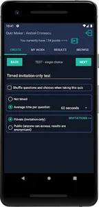 Quiz Maker screenshot 1