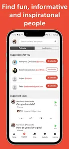 JustTalk - audio platfrom screenshot 2