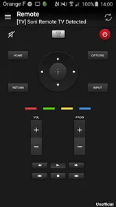 Remote for Sony TV screenshot 0