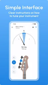 Bass Tuner - LikeTones screenshot 1