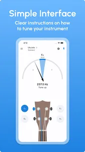 Ukulele Tuner - LikeTones screenshot 1