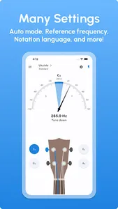 Ukulele Tuner - LikeTones screenshot 3