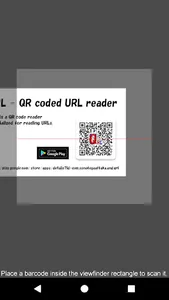 QRL - QR coded URL reader screenshot 0