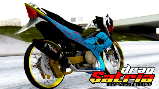 Mod Bussid Motor Drag Satria screenshot 0