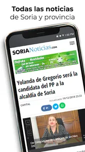 Soria Noticias: Diario Digital screenshot 0