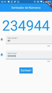 Sorteador de Números screenshot 1