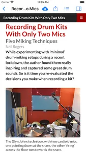 Sound On Sound US screenshot 1