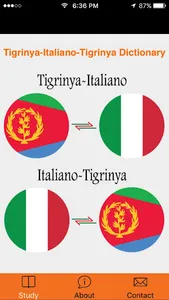Tigrinya Italy Dictionary screenshot 2