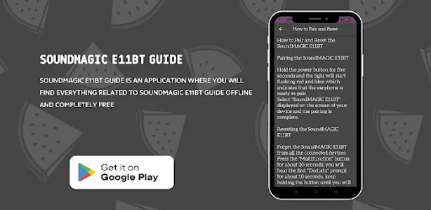 SoundMAGIC E11BT Guide screenshot 1