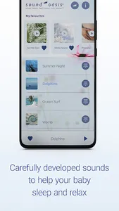 Sound Oasis Baby Sleep Pro screenshot 1