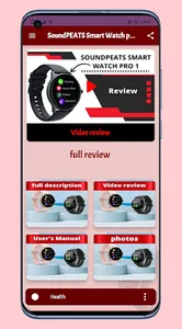 SoundPEATS Watch pro 1 guide screenshot 4