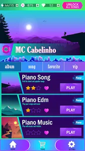 MC Cabelinho Piano Game Tiles screenshot 0